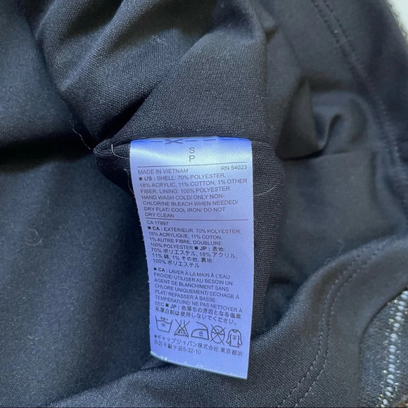 Banana Republic Factory Black & White Striped Tweed Boatneck Sweater Small Women - Picture 11 of 12